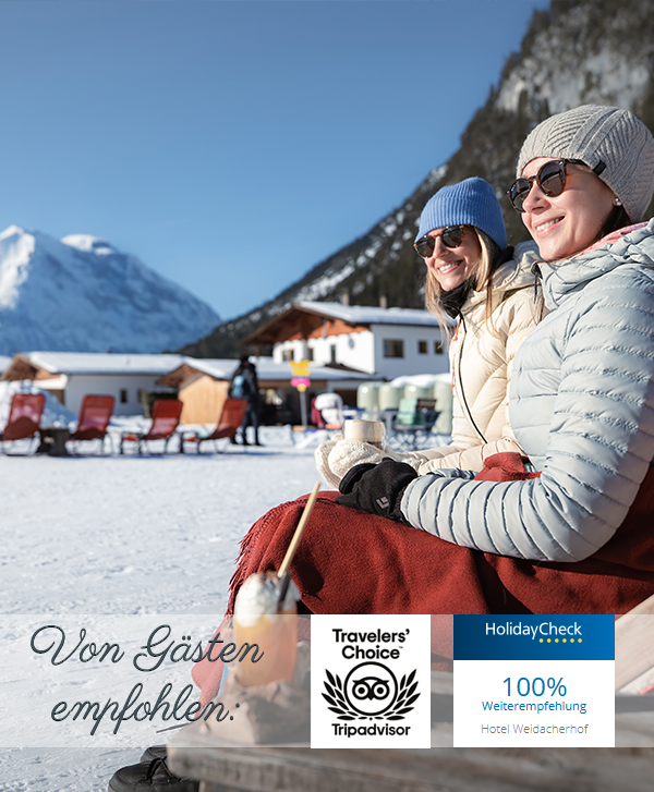 Gemütlich im Winter beim Weidacherhof in Leutasch