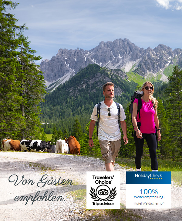 Wandern in Leutasch beim Weidacherhof Hotel Garni
